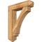 Ekena Millwork Imperial Arts and Crafts Rough Sawn Bracket w/ Offset Brace, Western Red Cedar, 8"W x 34"D x 42"H BKT0806X34X42IMP03RWR - alternate 1